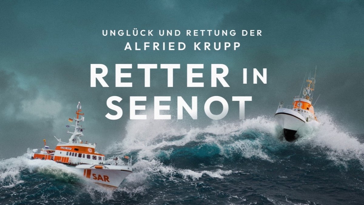 Retter in Seenot - neue Doku über das Unglück der Alfried Krupp - Ankerherz Verlag