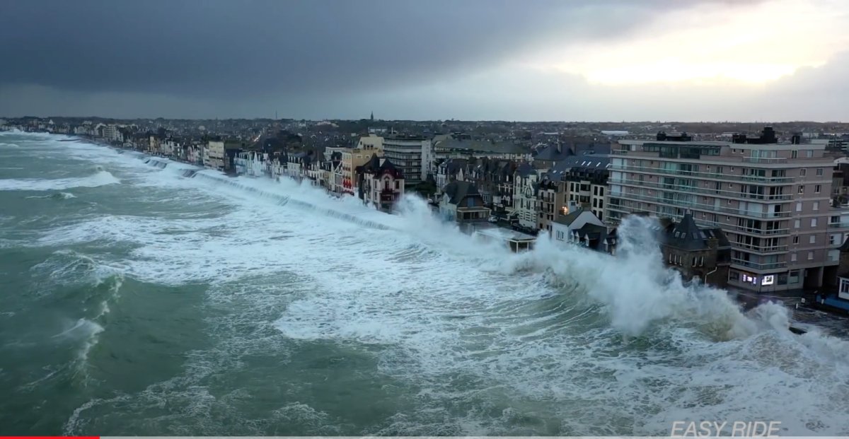 Spektakuläres Video: Hafenstadt Saint Malo trotzt Sturm und Wellen - Ankerherz Verlag