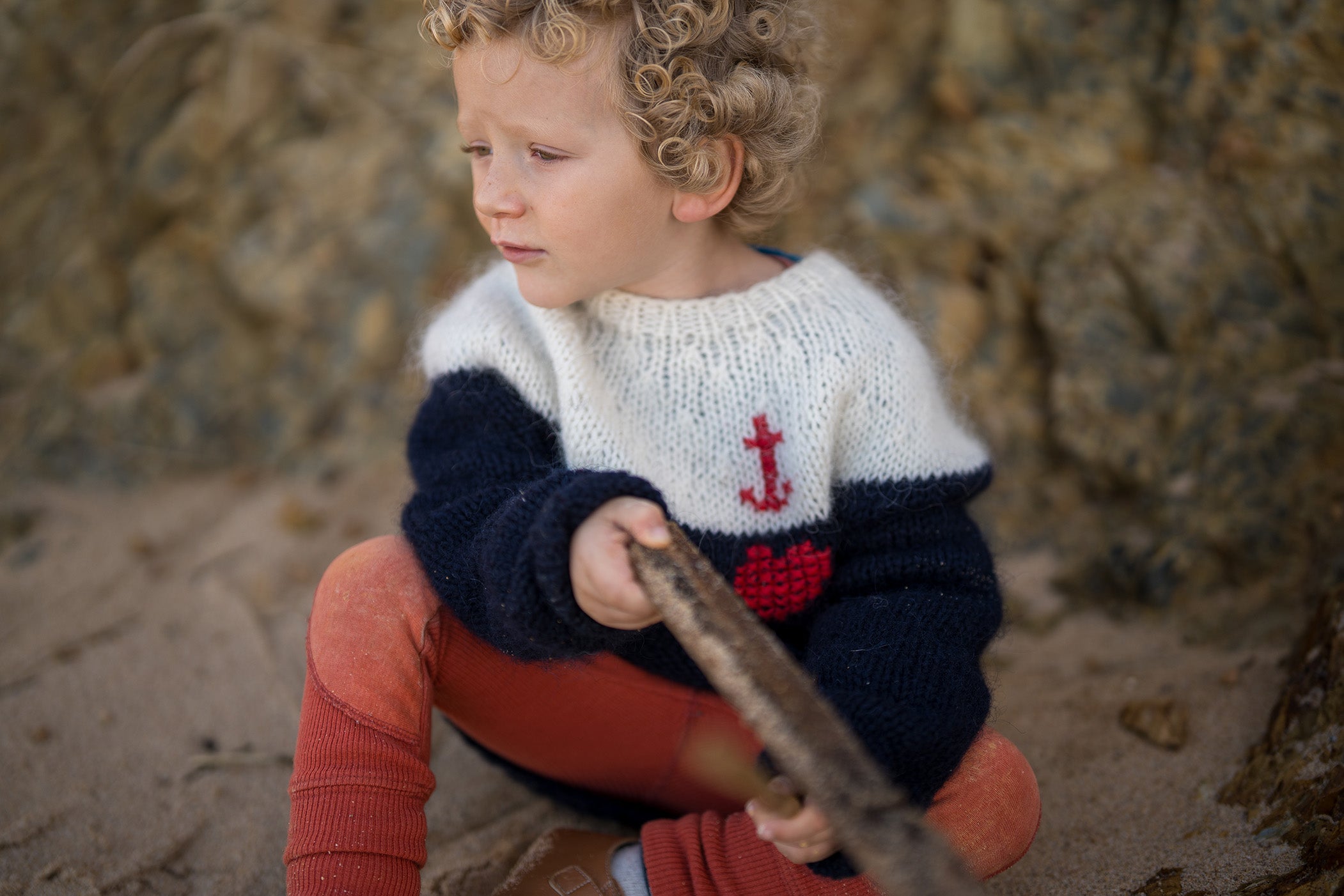 Islandpullover für Kinder Anker und Herz - Ankerherz Verlag