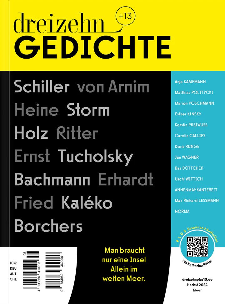 dreizehn + 13 Gedichte vom Meer - Ankerherz Verlag