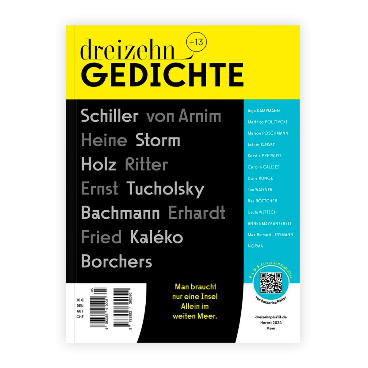 dreizehn + 13 Gedichte vom Meer - Ankerherz Verlag