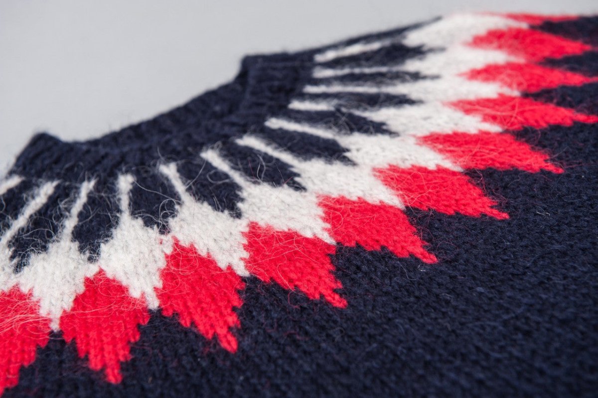 Islandpullover für Kinder in Navy - Ankerherz Verlag