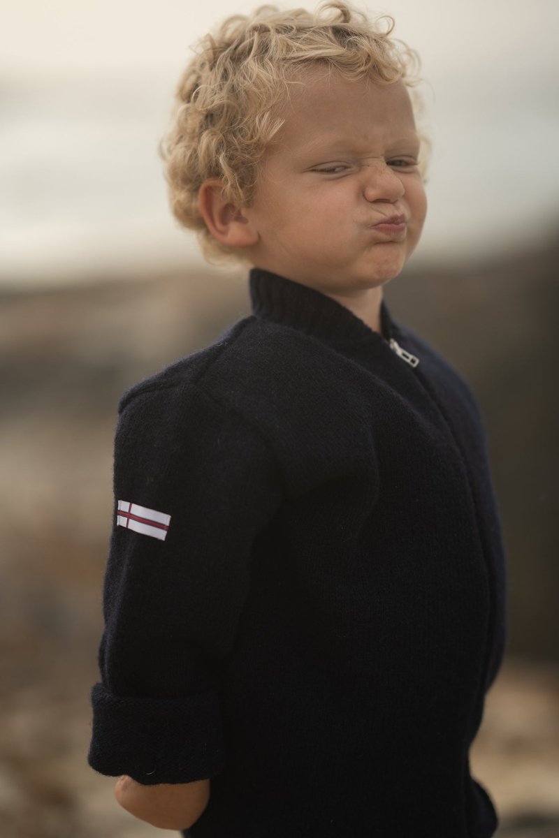 Kinder Strickjacke von den Färöer Inseln - Ankerherz Verlag